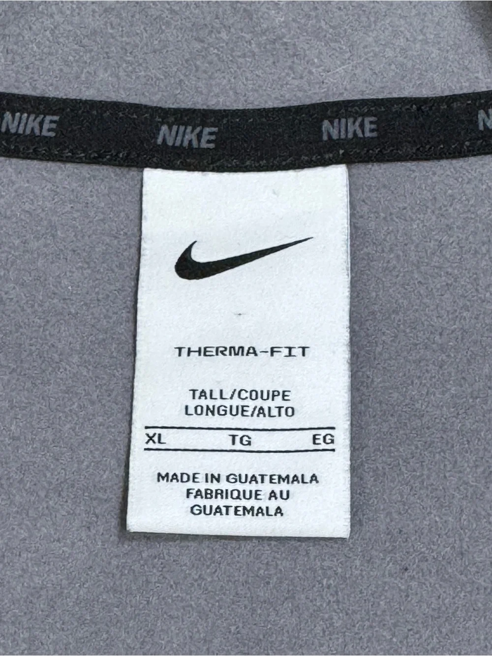 Nike Therma Therma-FIT Full-Zip Fitness Top Hoodie Size XL-TALL CU6231-071 NWOT